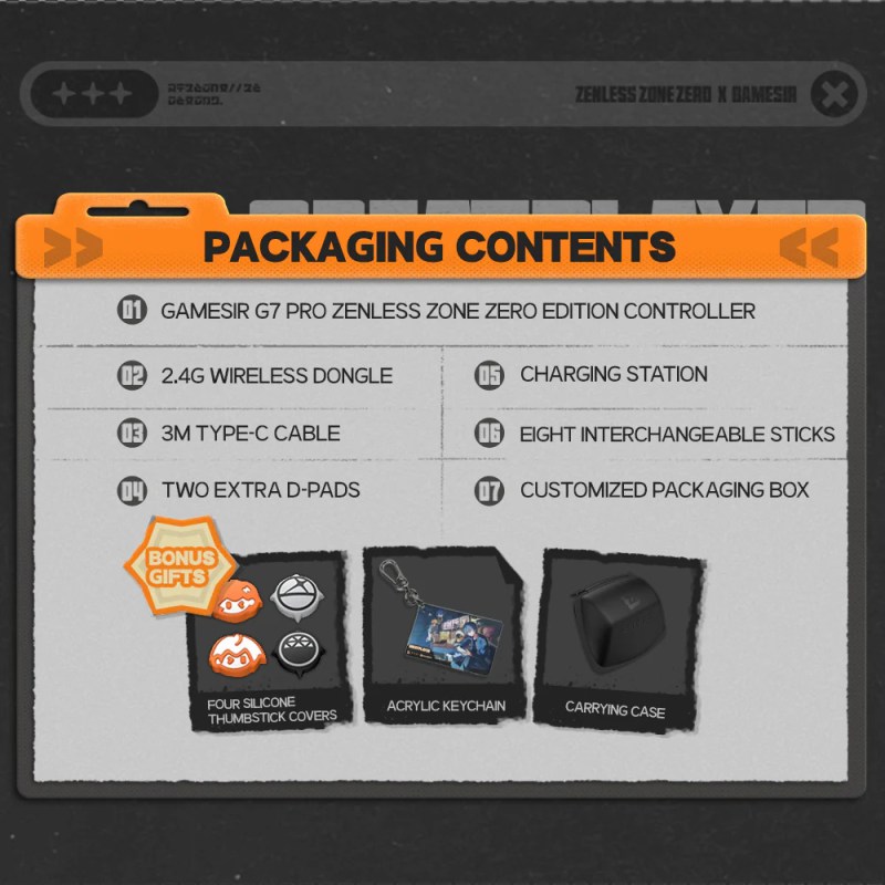 GameSir G7 Pro Zenless Zone Zero Screenshots