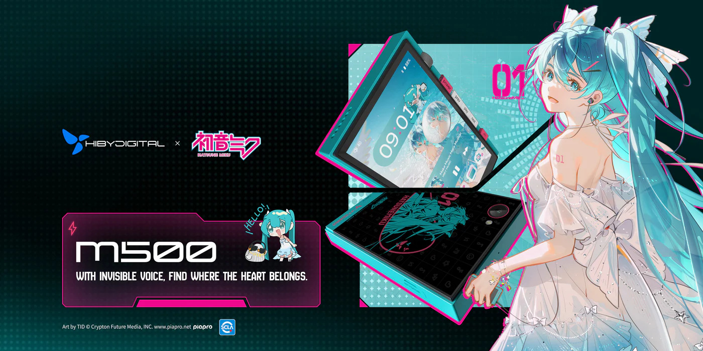 HiBy Digital x Hatsune Miku M500 Product Image